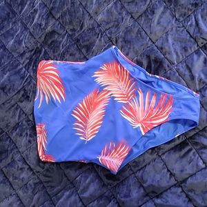 Forever 21 strapless one piece, Medium, Blue and Pink